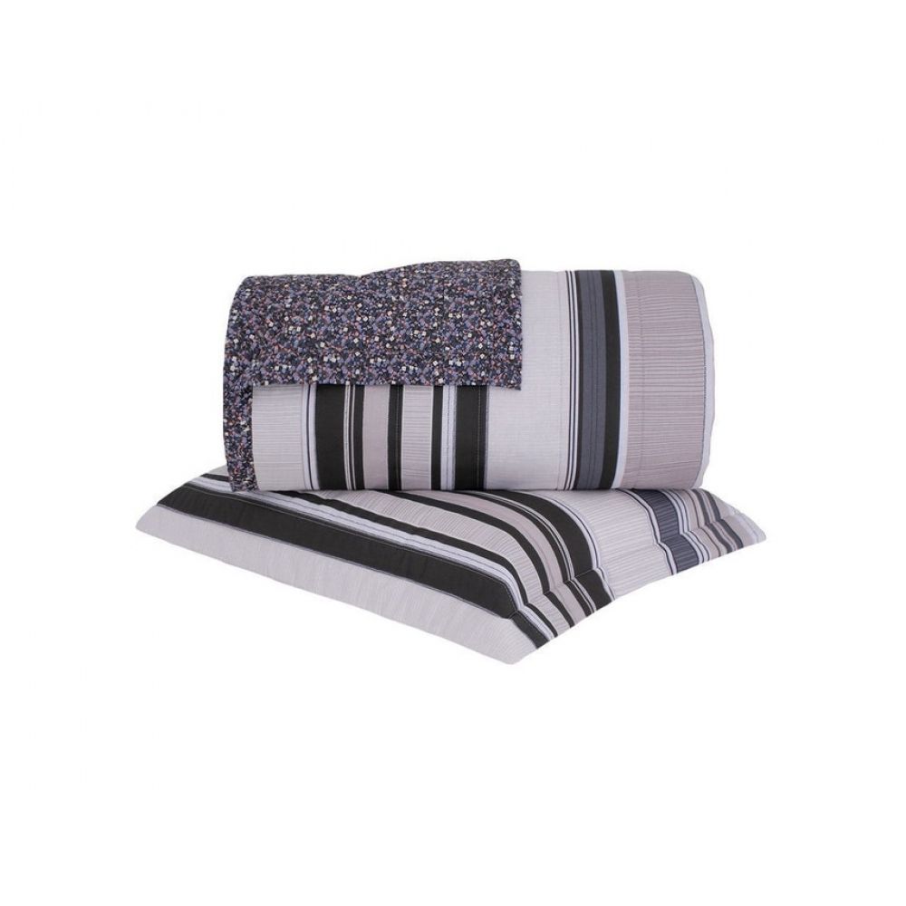 Colcha Solteiro Buddemeyer Percalle Petit Floral 2 Peças