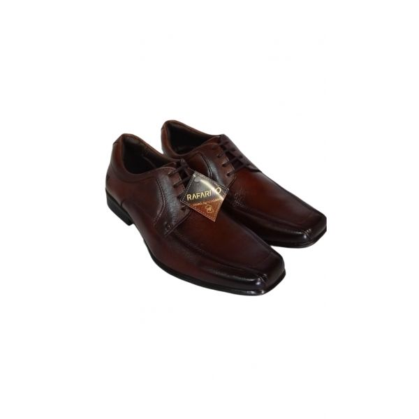 Sapato Social em Couro Masculino Rafarillo 45019-01 Mogno 1042 | ZARATO