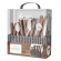 Conjunto de Talheres Euro Varanda Gourmet Wooden 24 peças