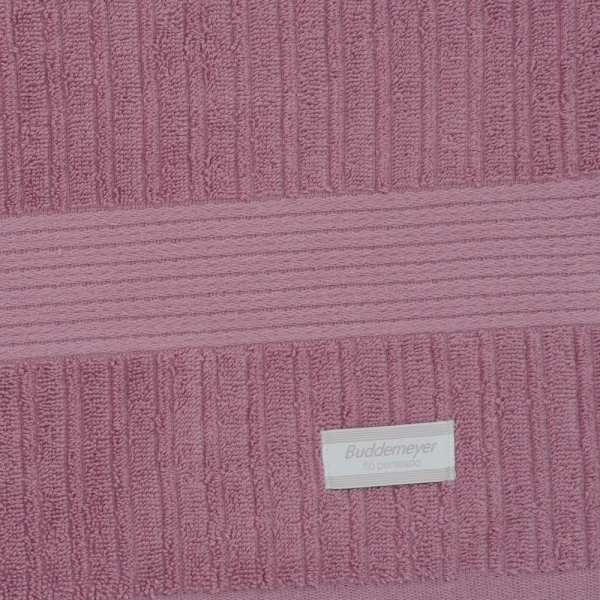 Toalha de Rosto Buddemeyer Fio Penteado Canelado - Rosa 1371