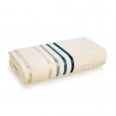 Toalha de Banho Karsten Fio Penteado Lumina - Ivory/Petróleo