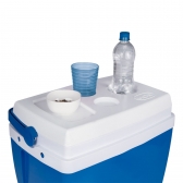 Caixa Térmica Cooler 34 Litros Mor - Azul Tampa Branca