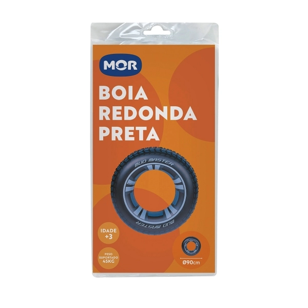 Boia Redonda Preta 90 cm Mor