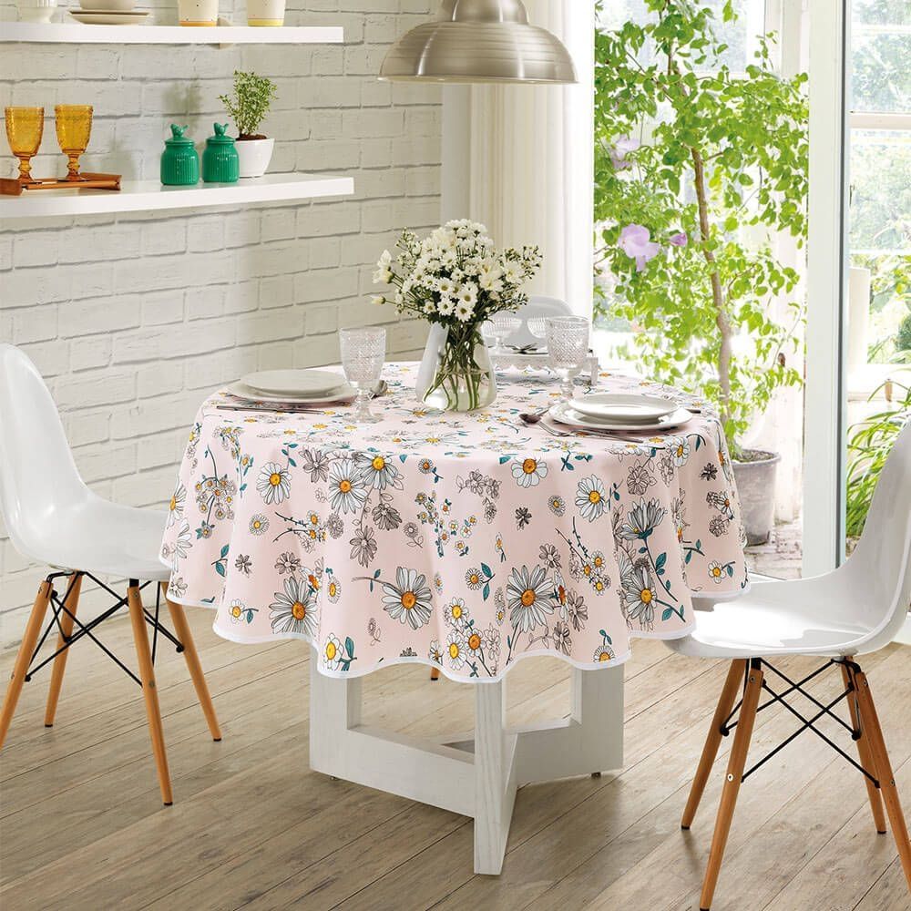 Toalha de Mesa Dohler Iria 1,60 m x 2,50 m - 100% Algodão
