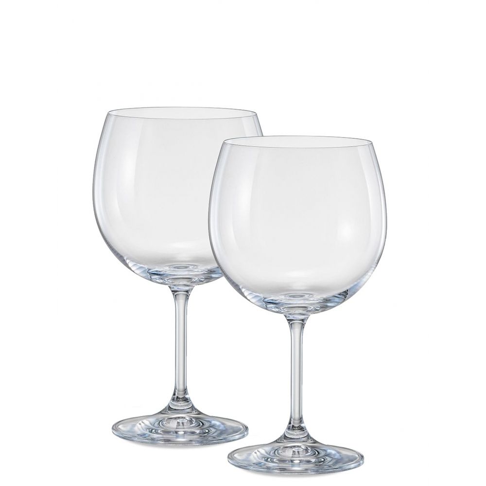 Jogo de 2 Taças para Gin Bohemia Anna 600 ml Cristal Ecológico
