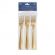 Garfo de Mesa Lovers 3 Peças Gourmet Mix - Ouro