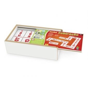 Dominó Educativo Junges Subtração (Estojo)