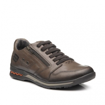 Sapatênis Pegada Masculino em Couro Anilina