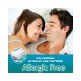 Capa Protetora Impermeável Para Travesseiro Allergic Free