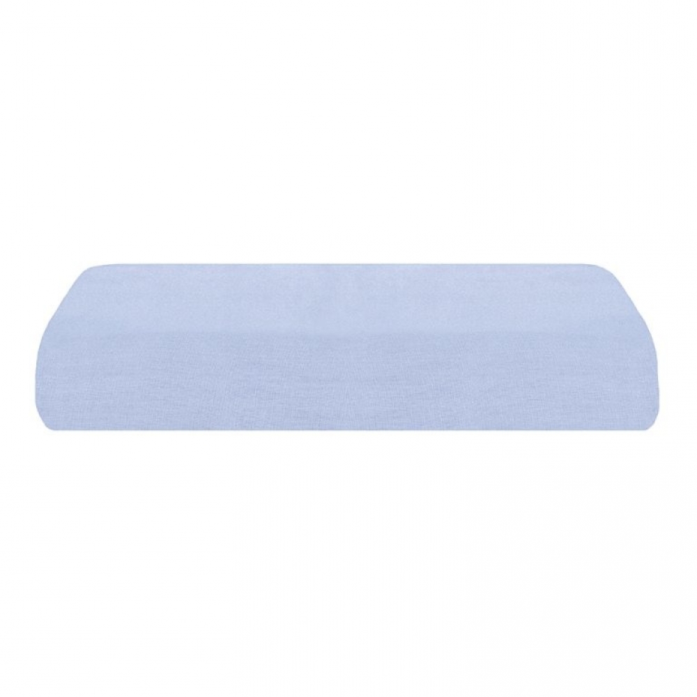 Lençol c/ Elástico Solteiro Buddemeyer Basic Percalle 180 Fios - Azul 023