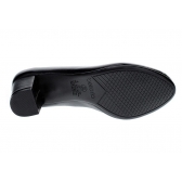 Sapato Feminino Beira Rio Scarpin Salto Bloco Baixo Conforto - Preto 01